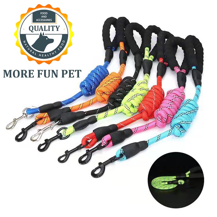 Dog leash 1.5m with Reflective Dog Leash for Small Medium Large Dogs ...