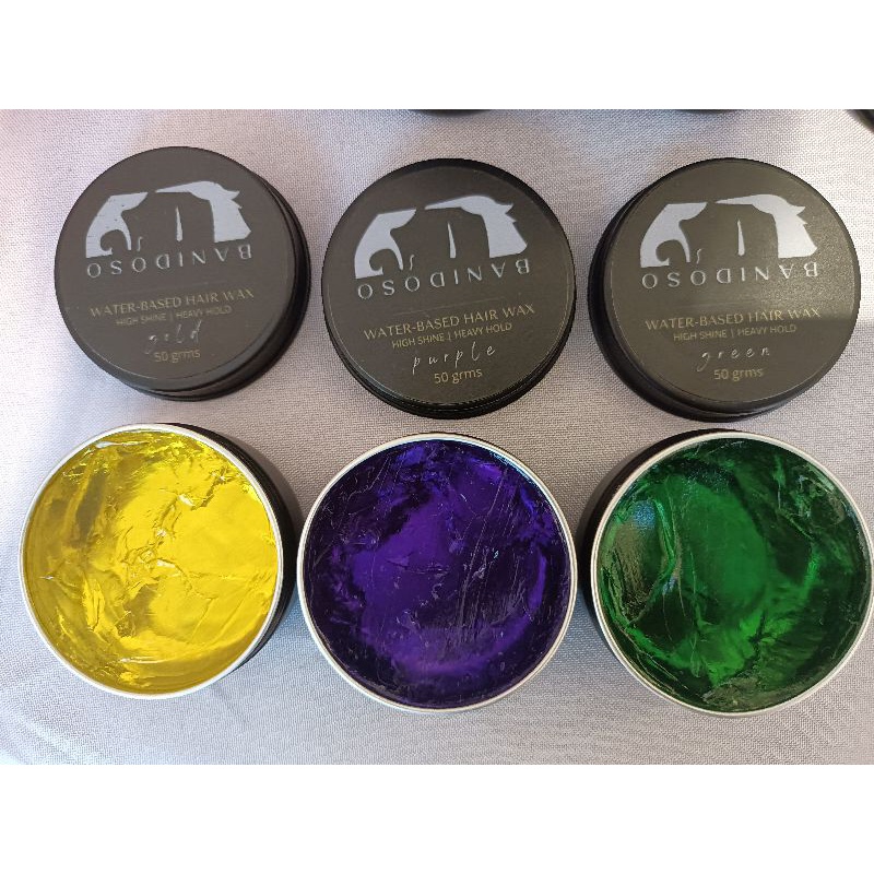 BANIDOSO WATERBASED HAIR WAX strong hold high shine 50grams Shopee