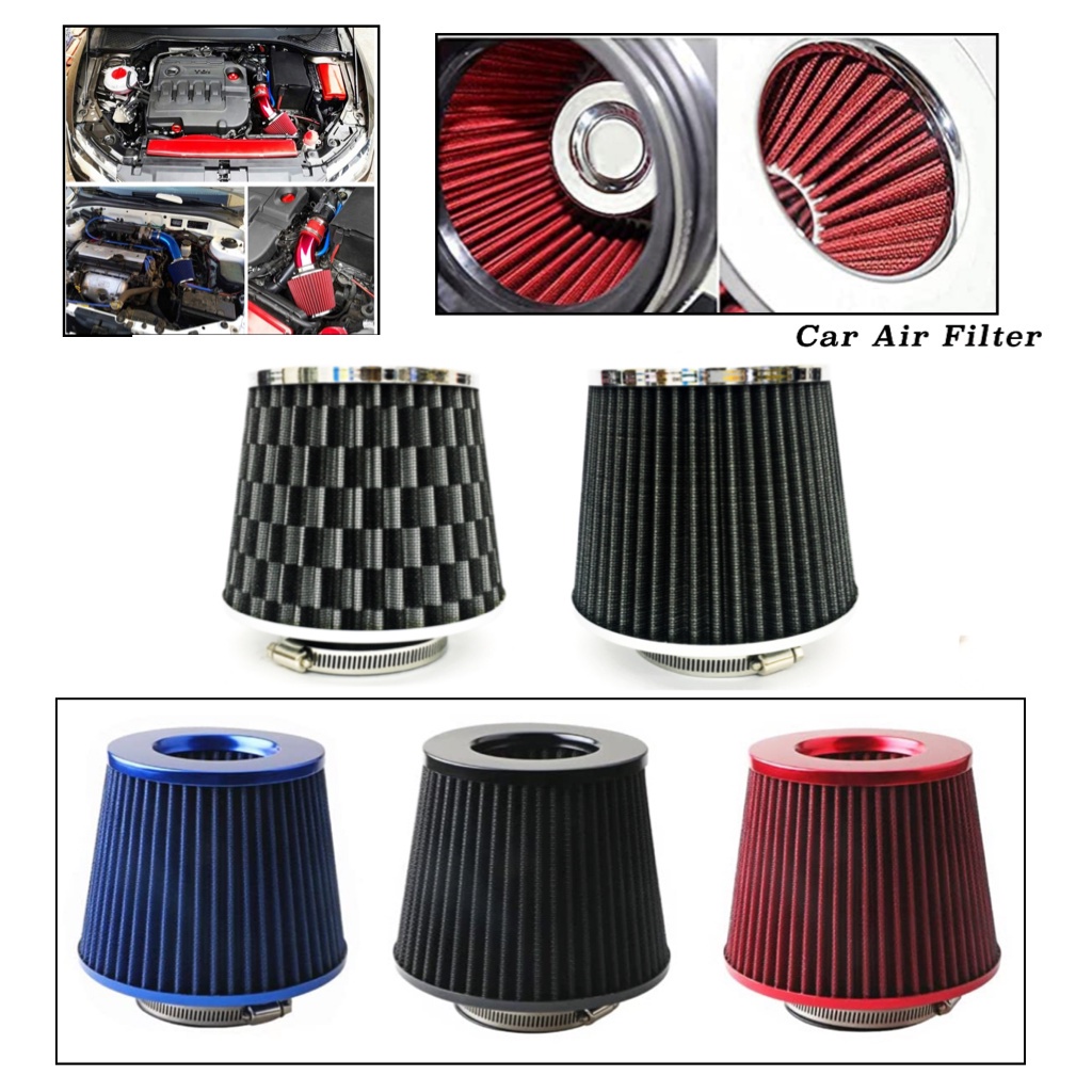 Sport Power Mesh Cone 76MM Induction Kit 3 Inch High Flow Car Air