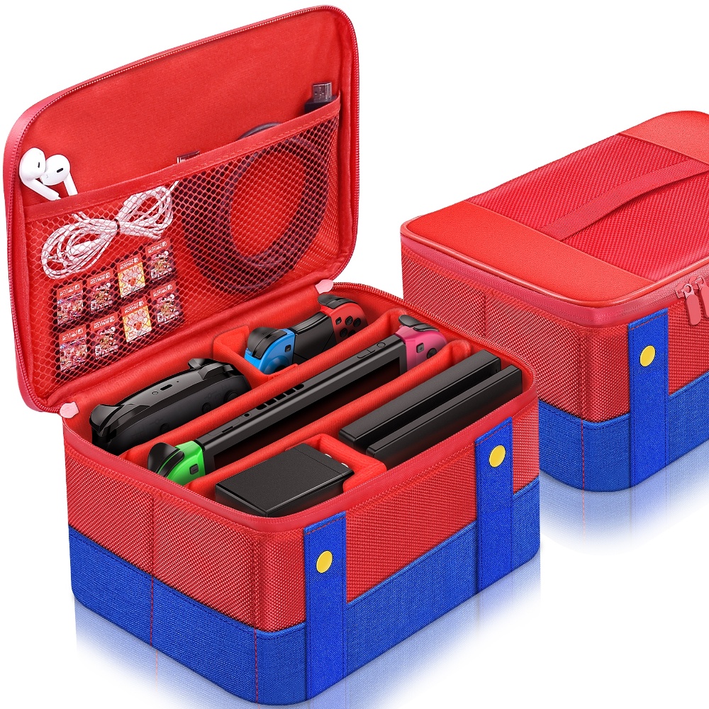 Large Capacity Bag Case For Nintendo Switch OLED Console Controller ...