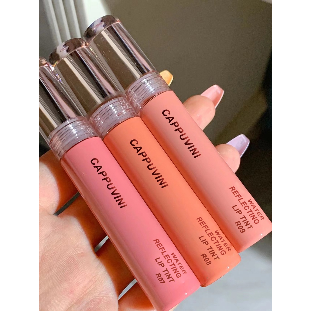 Cod New Cappuvini Water Reflecting Lip Tint Lip Gloss Mirror Long