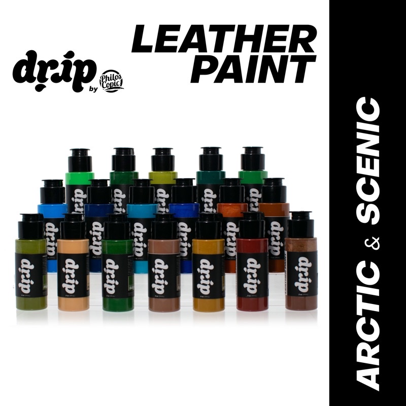 Drip Leather Paint ARCTIC and SCENIC Colors Shoe paint, sneaker