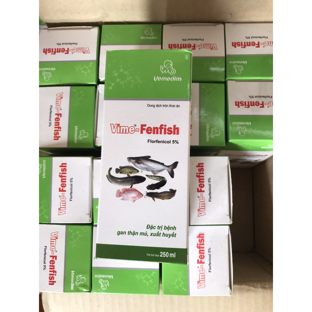 Vime Fenfish [250 ml] For Fish With Kidney Pustules, Bleeding For basa