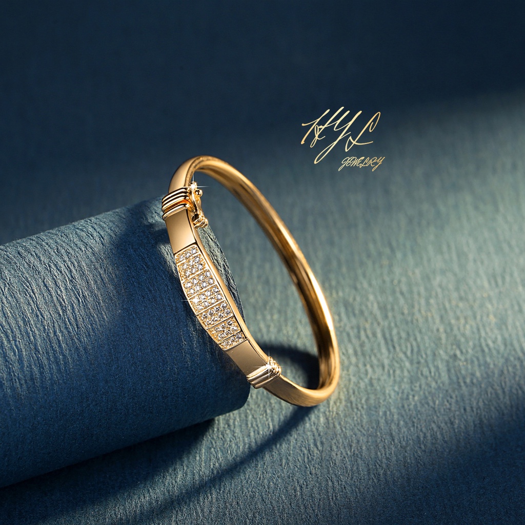 Hyl Fashion Accessories Bracelets For Women 18k Gold Stainless Steel