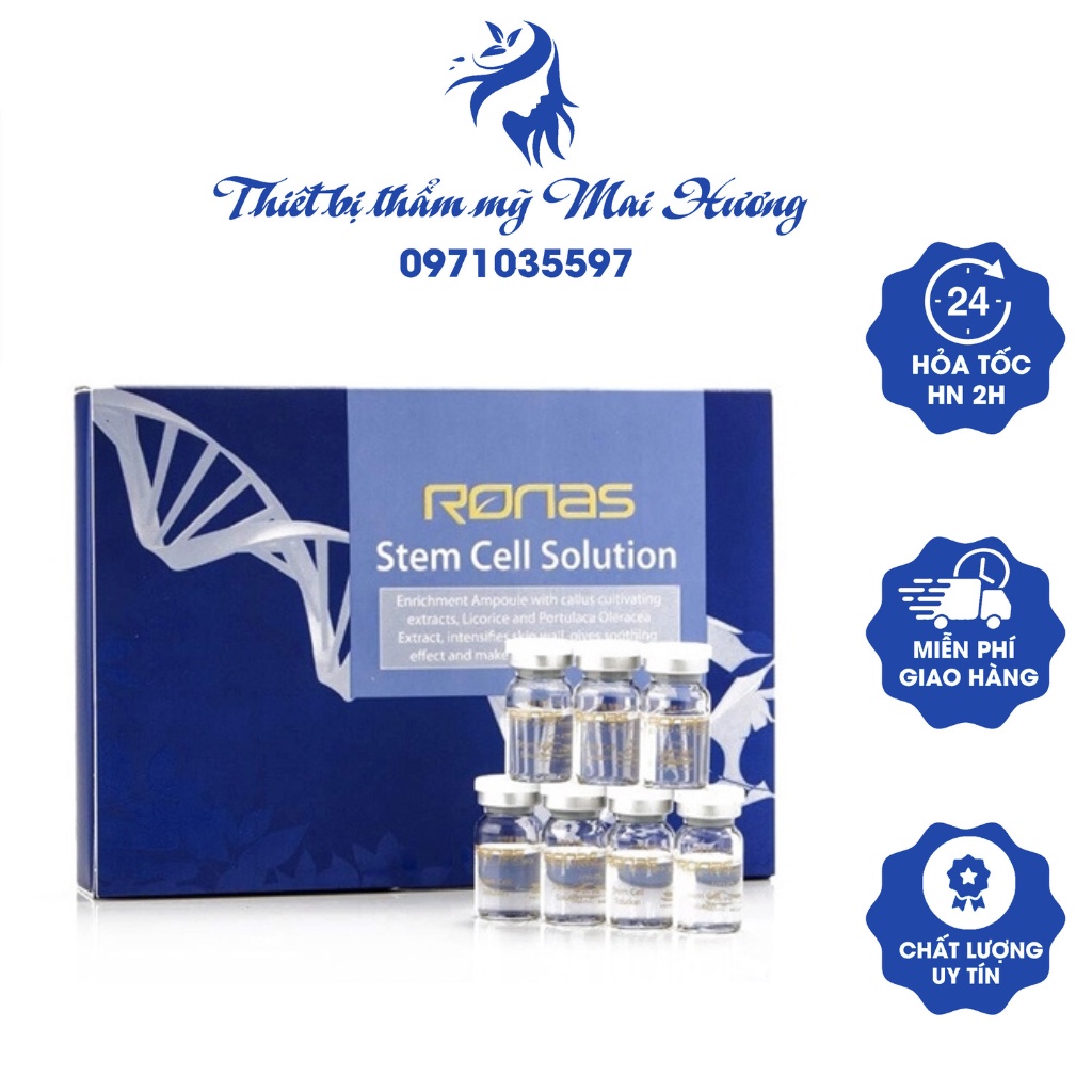 Korean Ronas Stem Cells Reduce Acne, Pigmentation, Fade Scars, Whiten