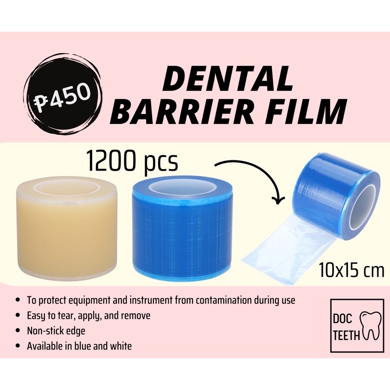 Dental Barrier Film 1200 pcs Shopee Philippines