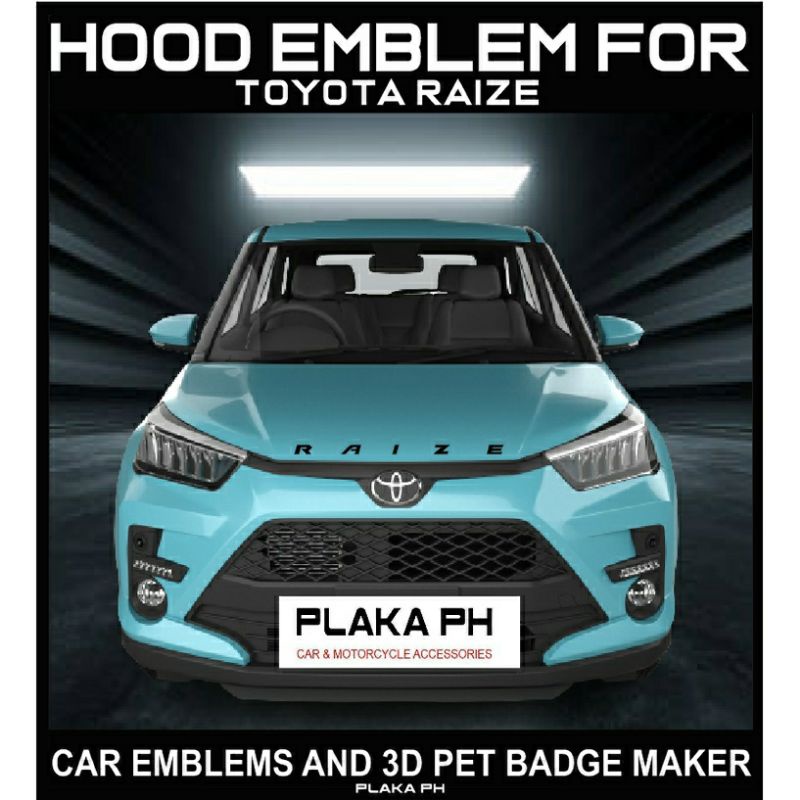 Hood emblem for Toyota Raize | Shopee Philippines