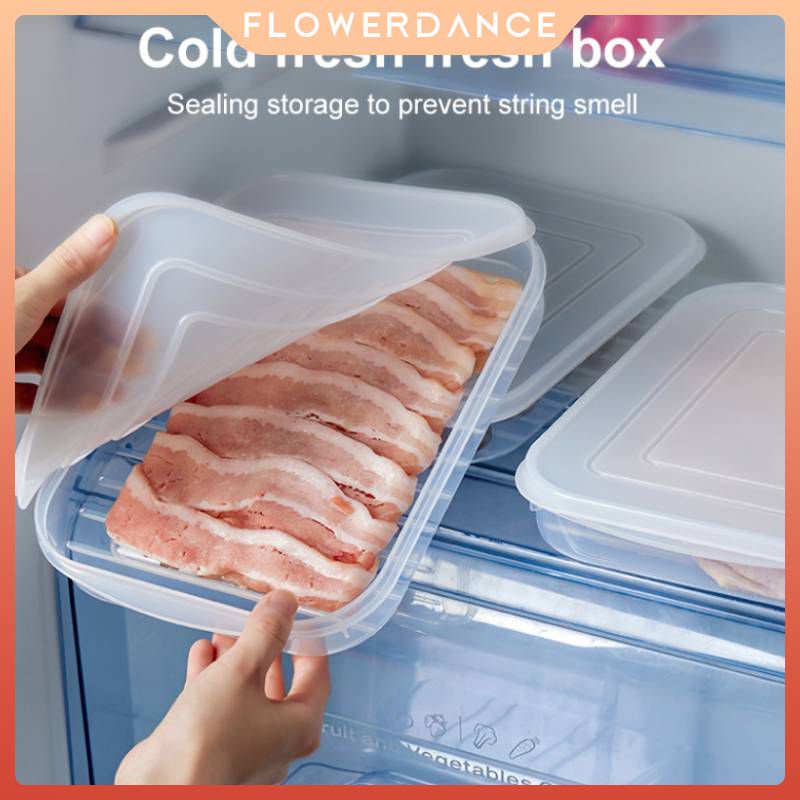 Refrigerator Organizer Food Storage Box Transparent meat crisper fish