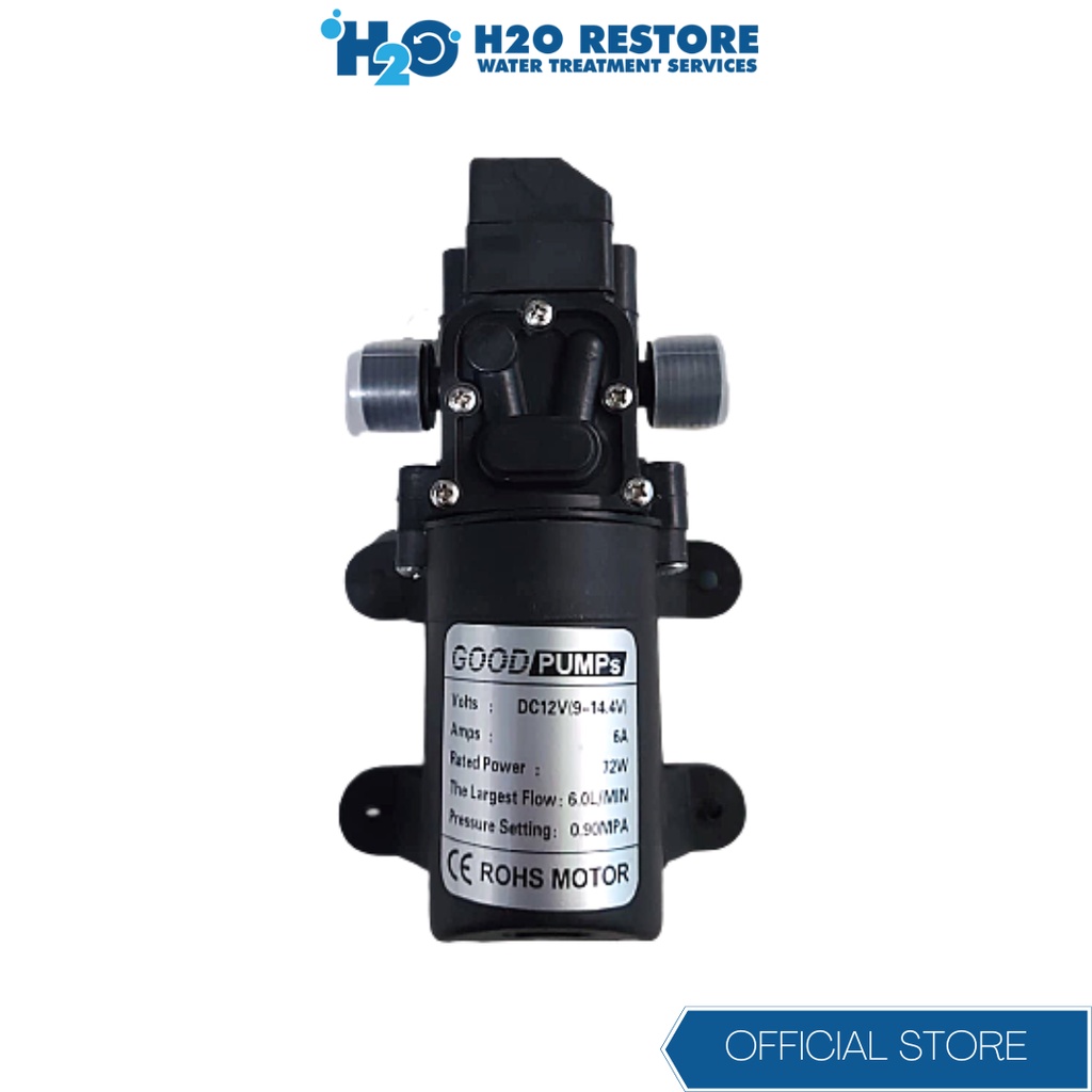 thumbnail image 2 of Micro Diaphragm Pump, 12V 60W Micro Electric Diaphragm Self Priming Pump Water Pump With Pressure Switch For Pumping Water, Welding Gun Cooling 2 of 14