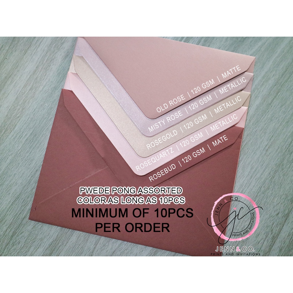 10PCS 4R Wedding Envelope (wholesale price) Shopee Philippines