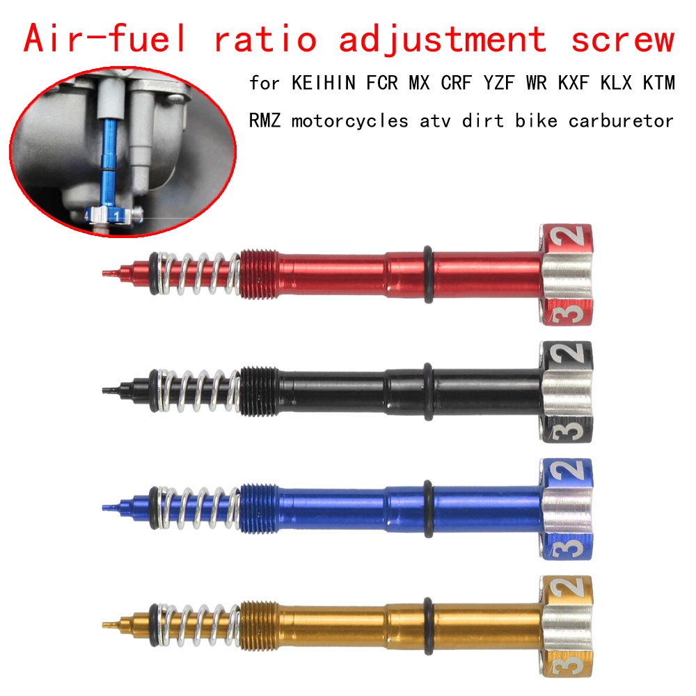 Adjust Air Fuel Mixture Screw 4 Stroke For KEIHIN FCR Carbs Carburetor