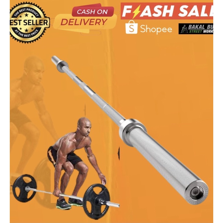 Olympic Barbell Bar Weight Bar Solid Iron Workout Barbell Weight