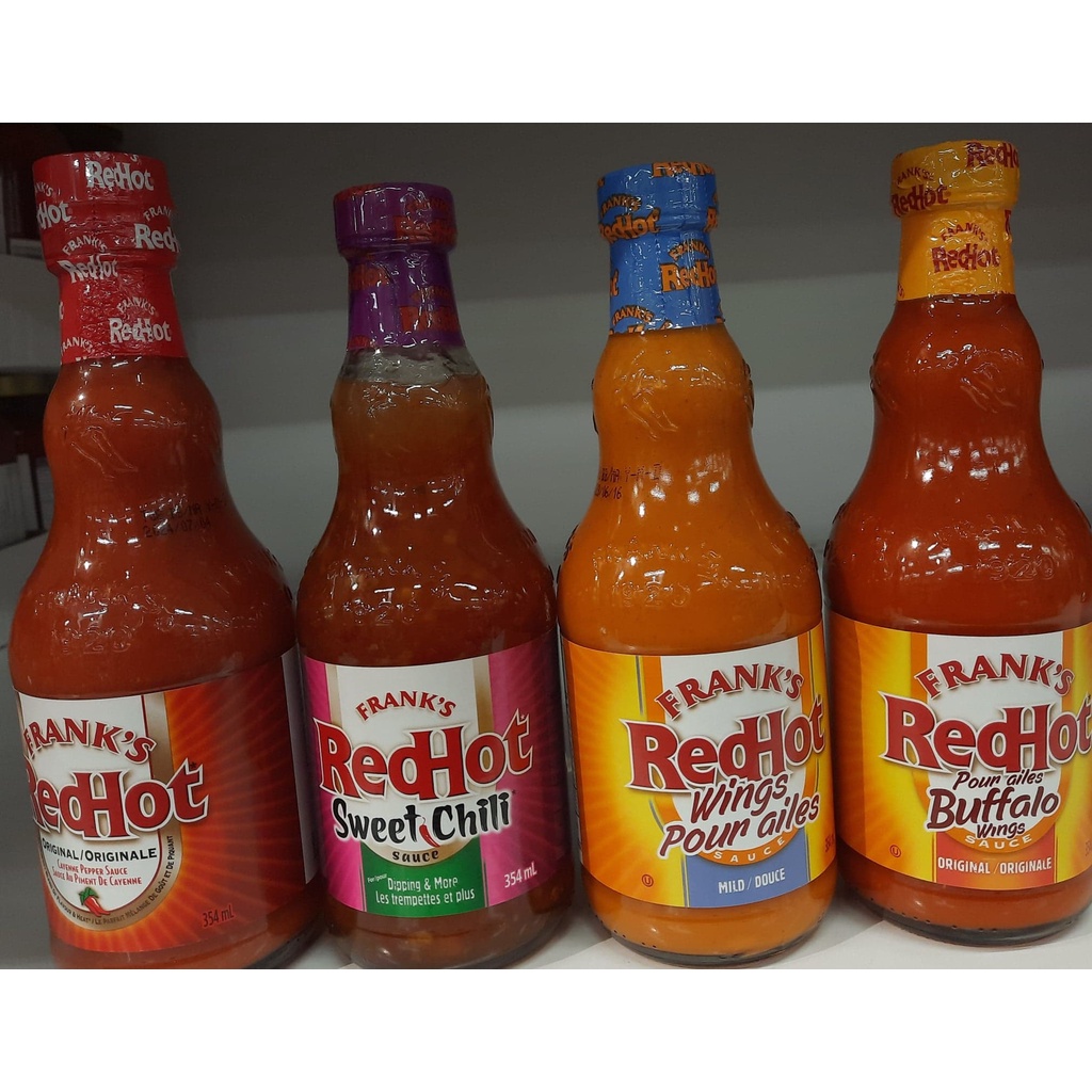 NEW and ORIGINAL - Frank's RedHot Sauces, 354ml, (Original, Sweet and ...