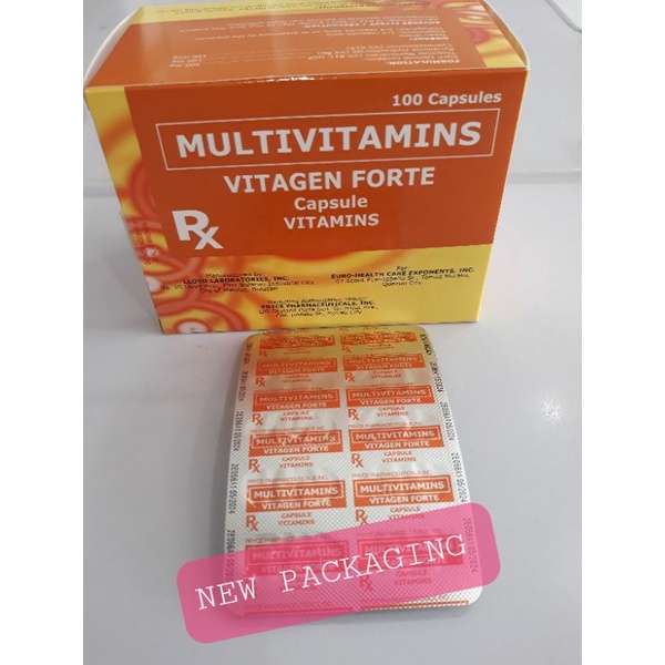 Vitamin B Complex(B1,B6 and B12) (Vitagen forte) Shopee Philippines