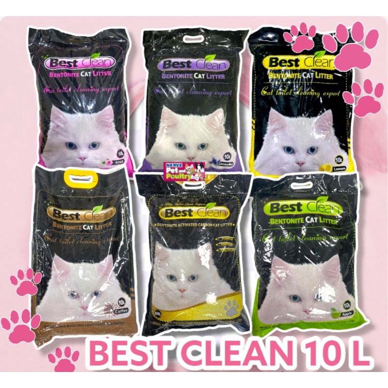 BEST CLEAN BENTONITE CAT LITTER SAND 10 L Shopee Philippines