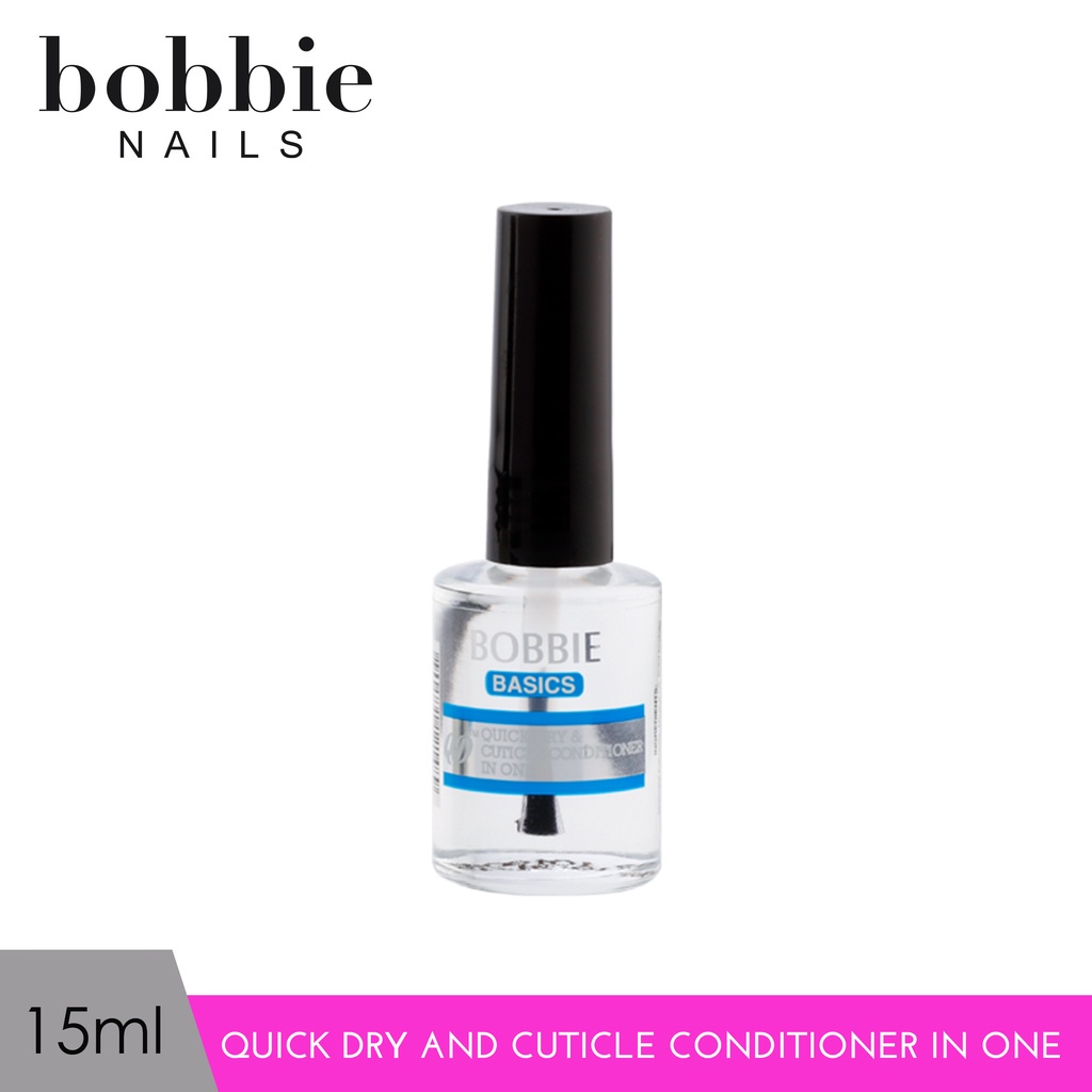 Bobbie Nails Nail Basics Quick Dry And Cuticle Conditioner In One