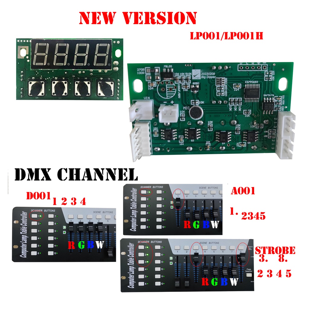 Big Dipper LP-001 H-PLUS Power Supply Power Board & Display Module ...