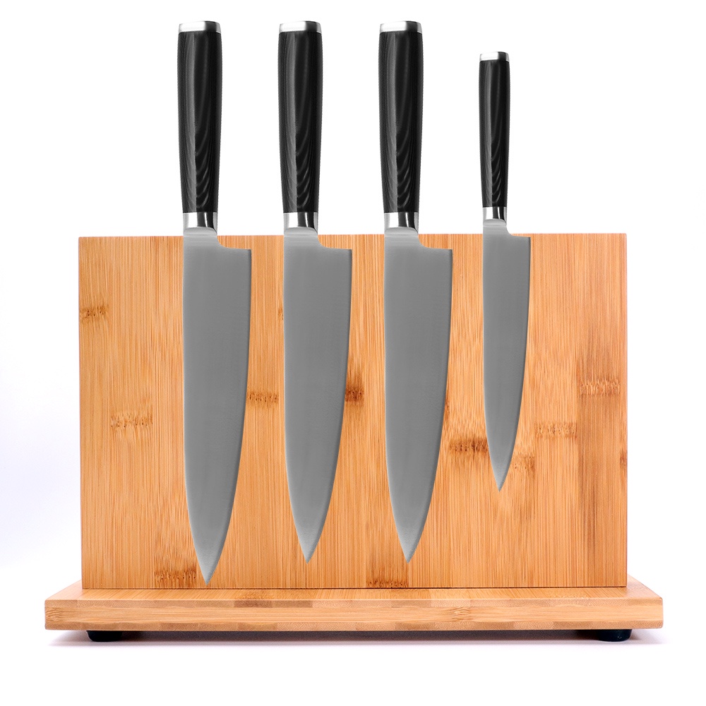 Bamboo Knife Block, Kitchen Knife Holder, Knife Storage