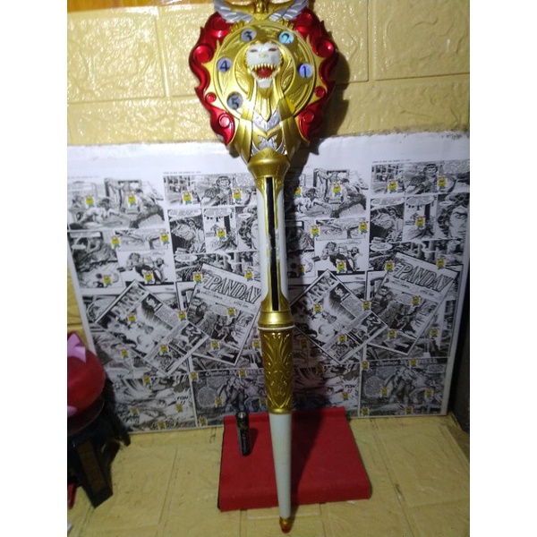 Power Rangers Mystic Force DX Mystic Lion Wand Toys (Authentic Bandai ...