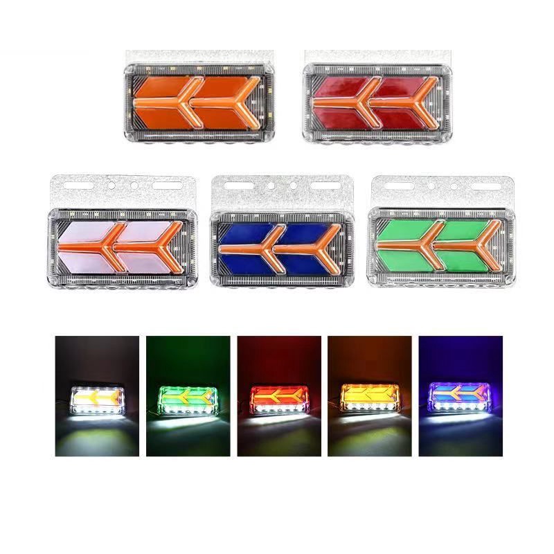 DK COD 1pcs 24V LED Truck Bus Boat Rv Side Marker Light clearance Lamp ...