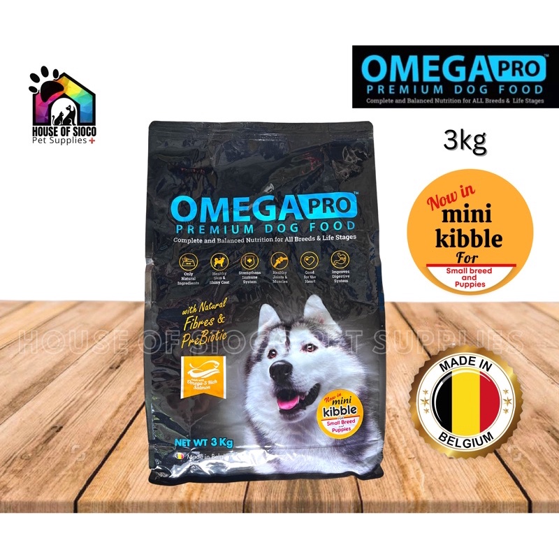 Omega Pro Premium Dry Dog Food Mini Kibbles 3 5kg Shopee Philippines