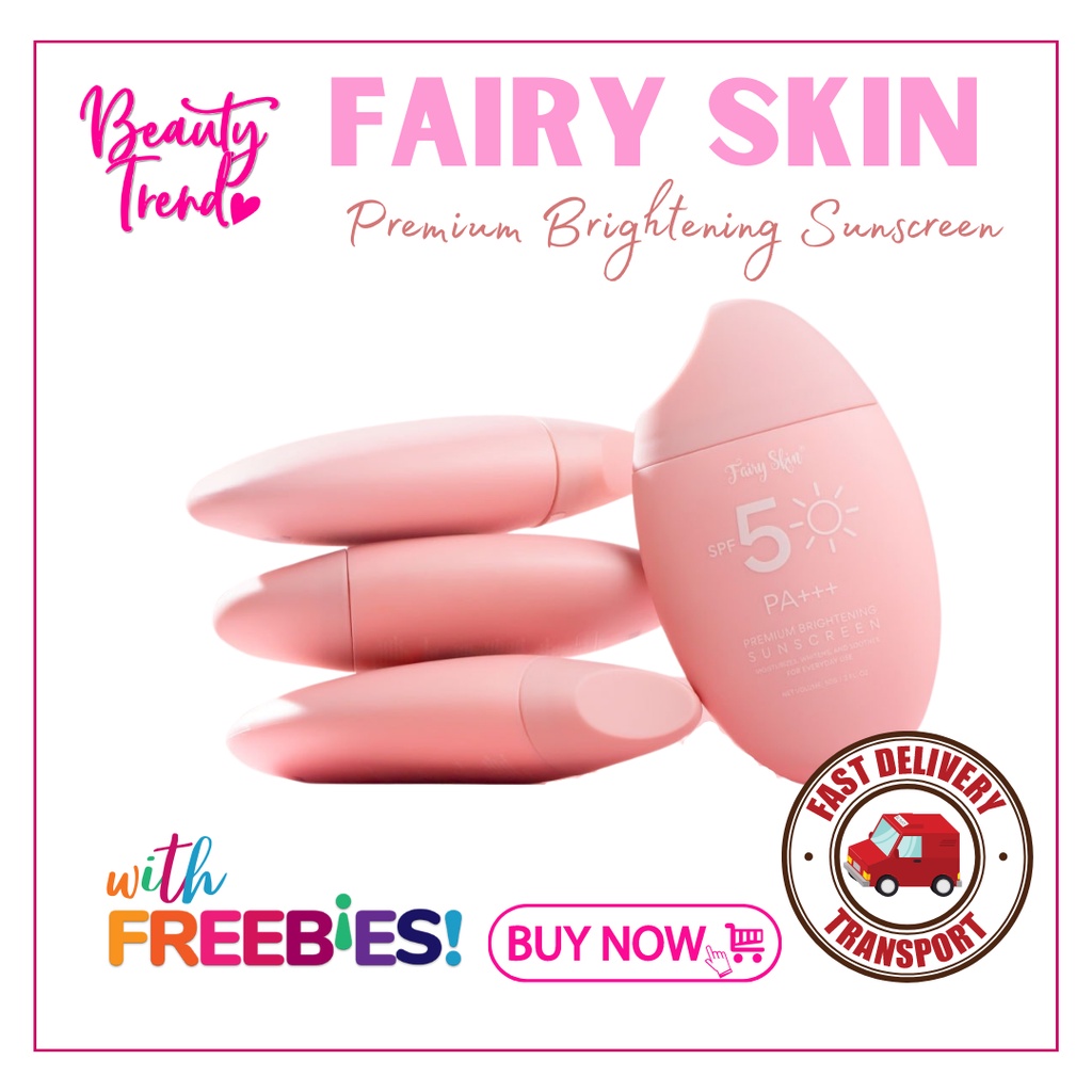 Fairy Premium Brightening Sunscreen SPF50 PA+++ | WITH FREEBIES ...