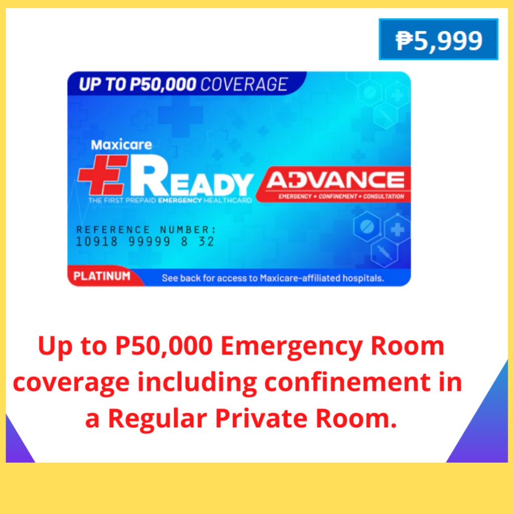 MAXICARE EReady Advance PLATINUM | Prepaid Health Card | Prepaid HMO ...