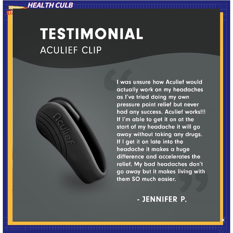 Headache Relief, Drug Free Headache Relief Device Acupressure Hand
