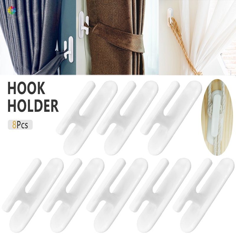 8PCS Blind Cord Holder Adhesive Blind Cord Hooks Curtain String Wrap