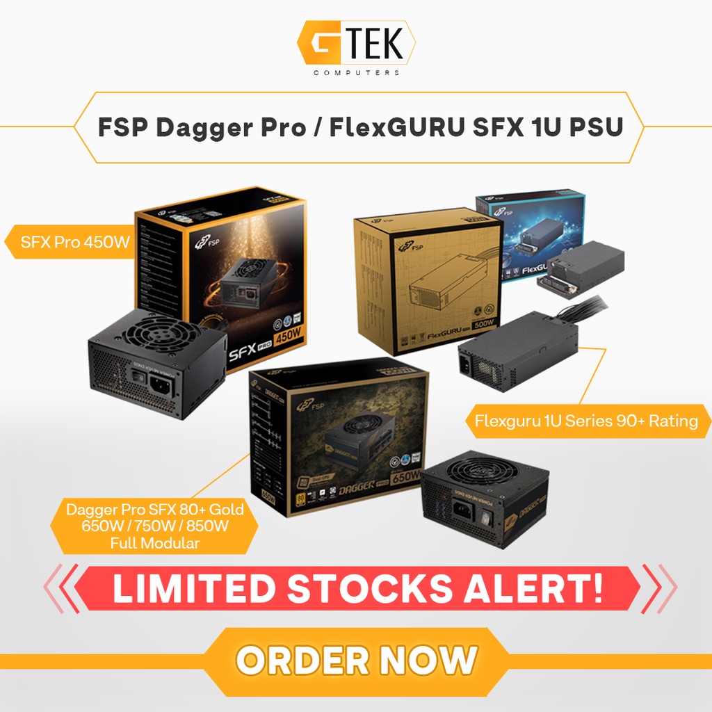 FSP Dagger Pro 650W 750W 850W / SFX Pro 450W / FlexGURU 300W 500W 80