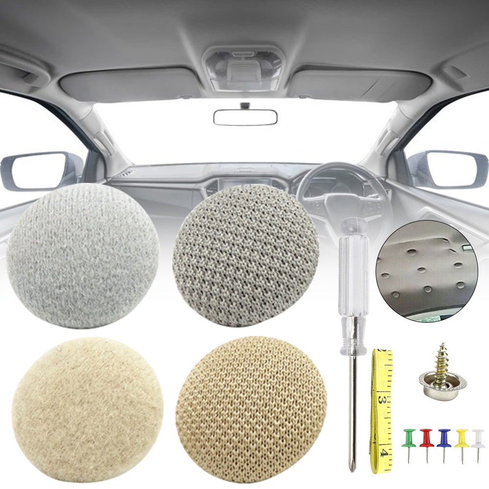 50pcs Sagging Headliner Repair Buckle Pins Rivet Car Roof Liner Ceiling