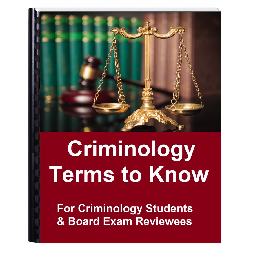 Criminology Terms To Know