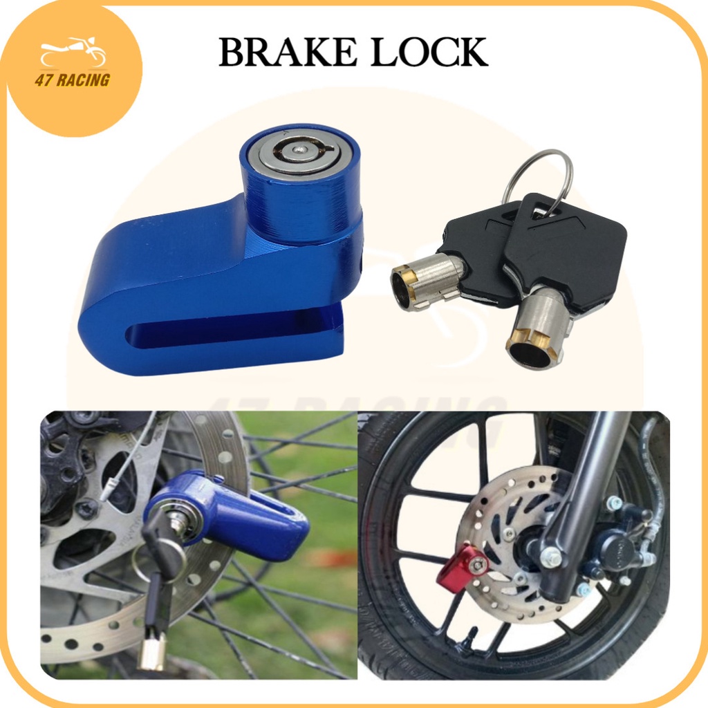 Bike disc brake online lock