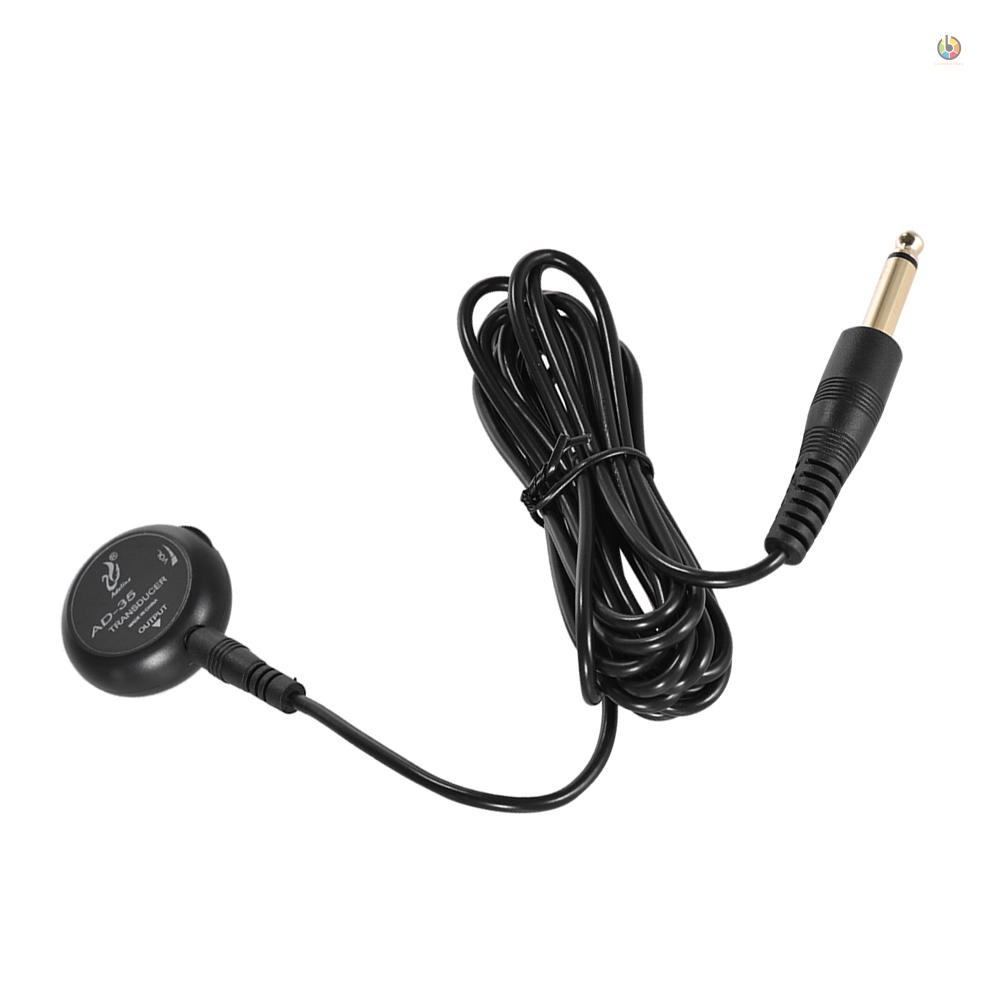 Adeline AD35 Mini Piezo Pickup Contact Microphone Transducer with 6