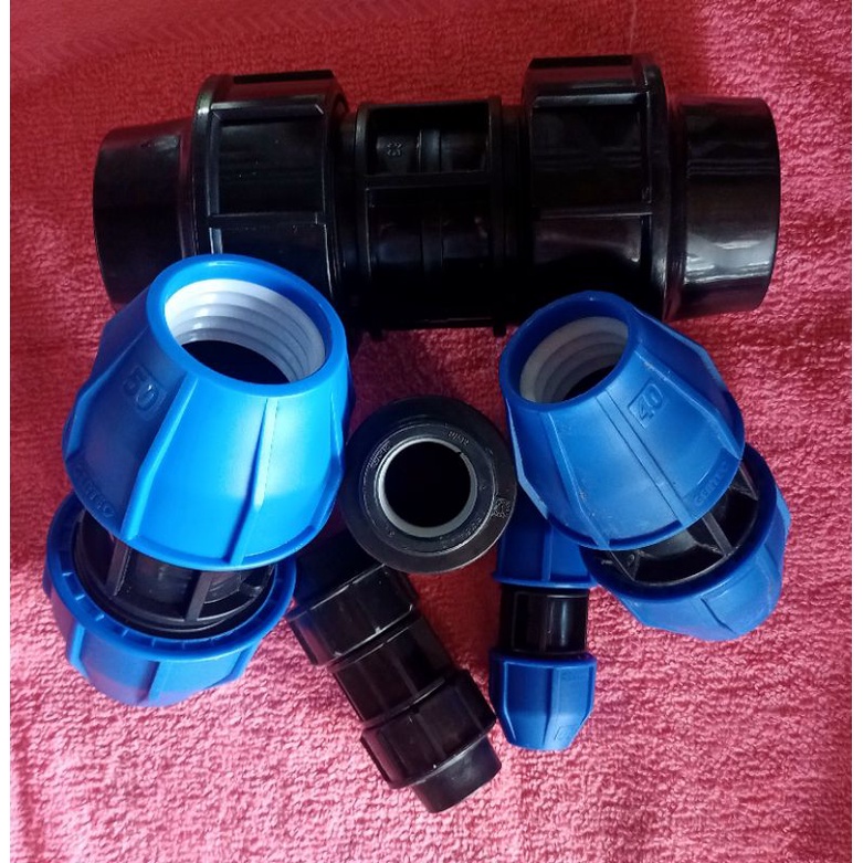 PE Compression Fittings PE PIPE Coupling PE PIPE Coupler ( 1/2