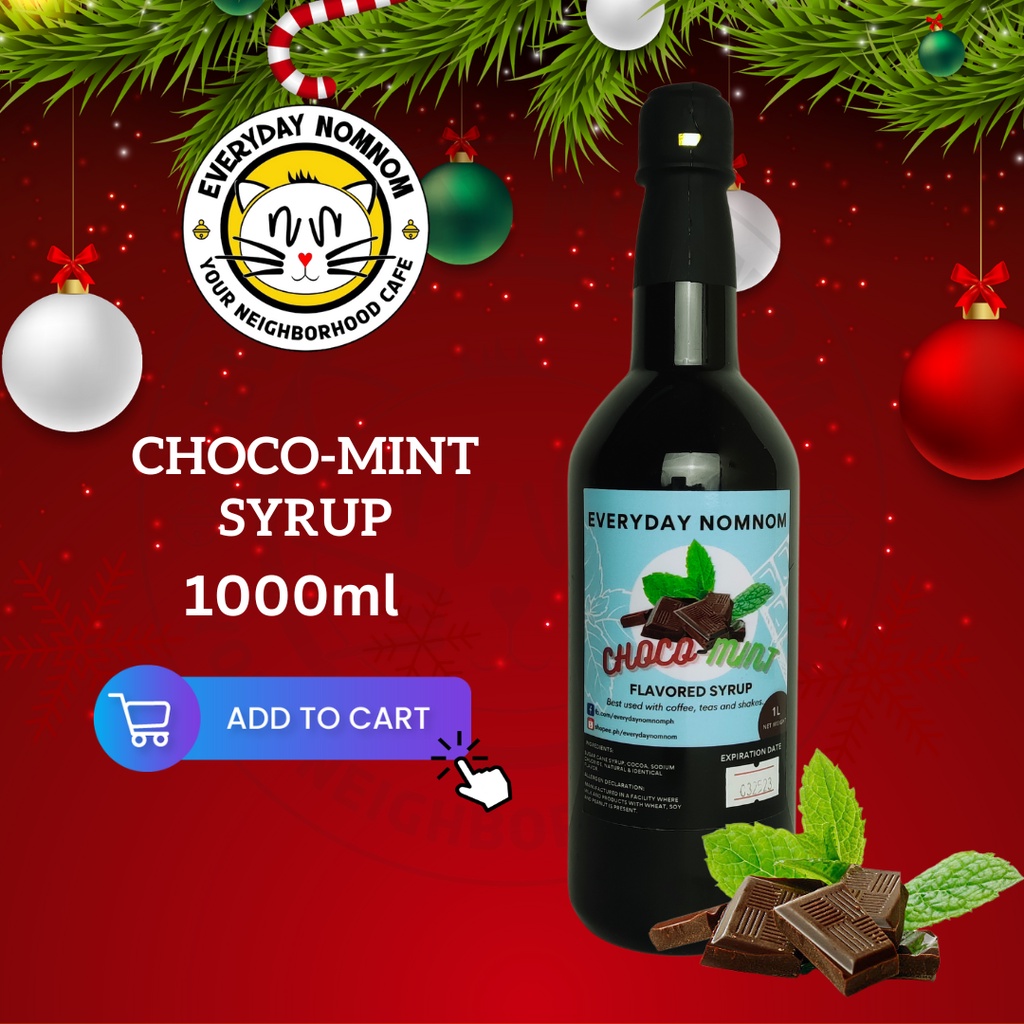Flavored Syrup 1kg Everyday Nomnom (Best for Coffee, Tea