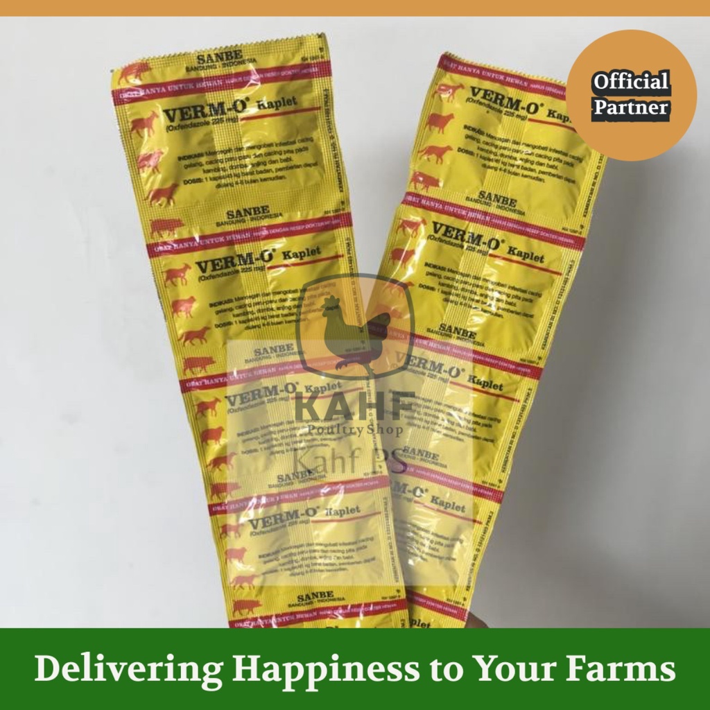 Verm O Retail Caplets contains 1 - Broad Spectrum Deworming Medicine ...