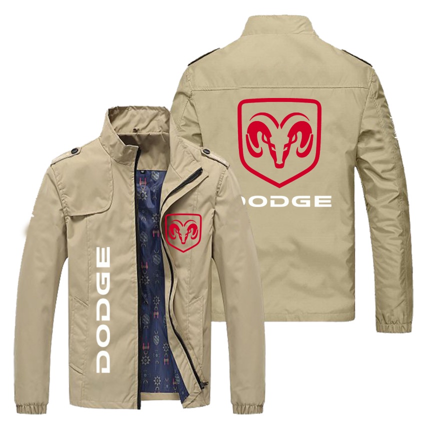 DODGE LOGO jacket car shop custom work clothes plus size loose thin ...