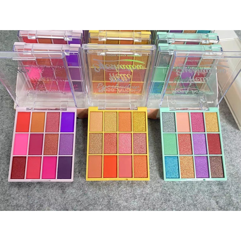 Pofessional Hello Eyeshadow Rosa Angel 12 palette | Shopee Philippines