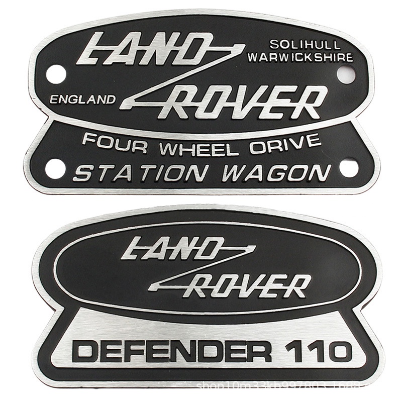 3D Metal Car Body Emblem Sticker Auto Decorative Badge Decal for Land ...