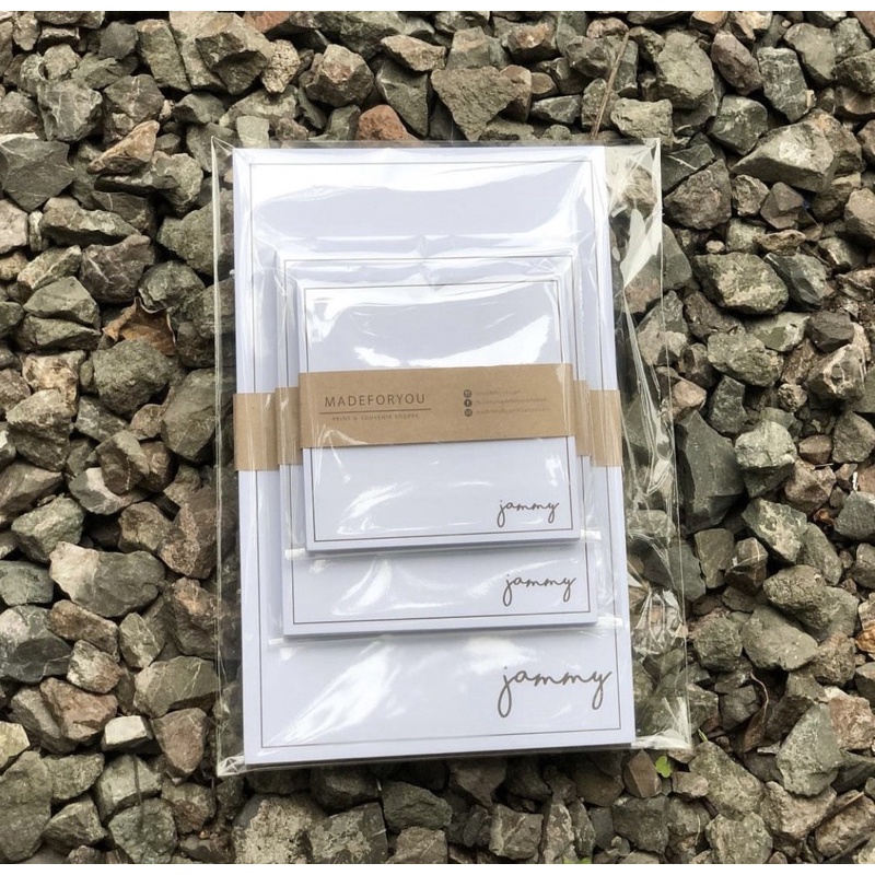 Personalized Notepad/Memo pad (FREE PENset) for souvenir christmas gift Shopee Philippines