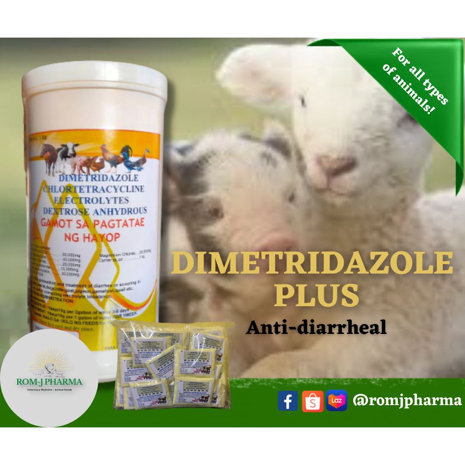 VETCOH DIMETRIDAZOLE+CTC+ELECTROLYTES+DEXTROSE ANHYDROUS 1KG CAN | ROM ...