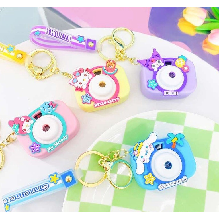 Sanrio Cartoon Image Press Camera Keychain Bag Car | Shopee Philippines