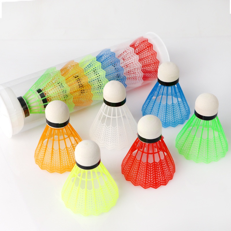 Durable Badminton Plastic Shuttlecock Nylon ball Family Entertainment