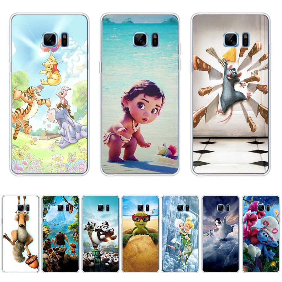 B4-Hollywood Animation World theme Case TPU Soft Silicon Protecitve ...