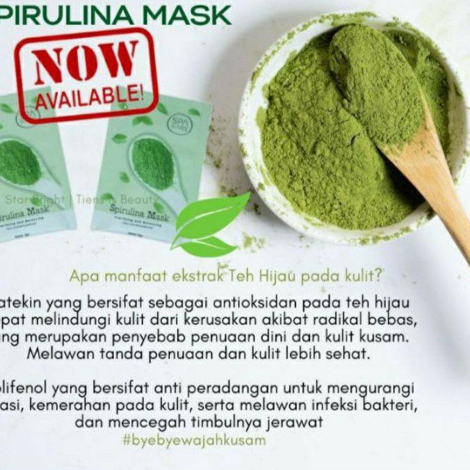 Limited STOCK!Spakare SPIRULINA MASK Spirulina TIENS Sq5 Shopee