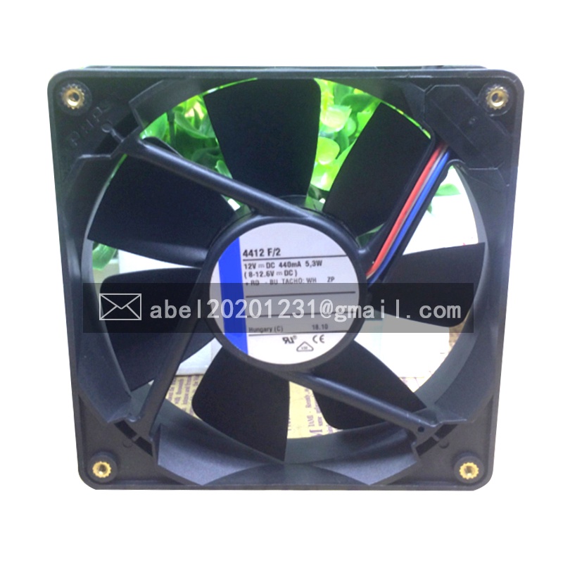 BRAND NEW 4412F/2 4412 F/2 DC12V 5.3W ORIGINAL COOLING FAN 12025 120* ...