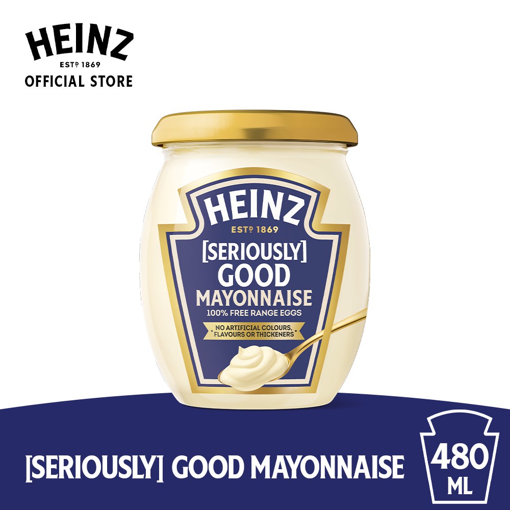 Heinz Seriously Good Mayonnaise Glass Bottle 480ml | Shopee Philippines