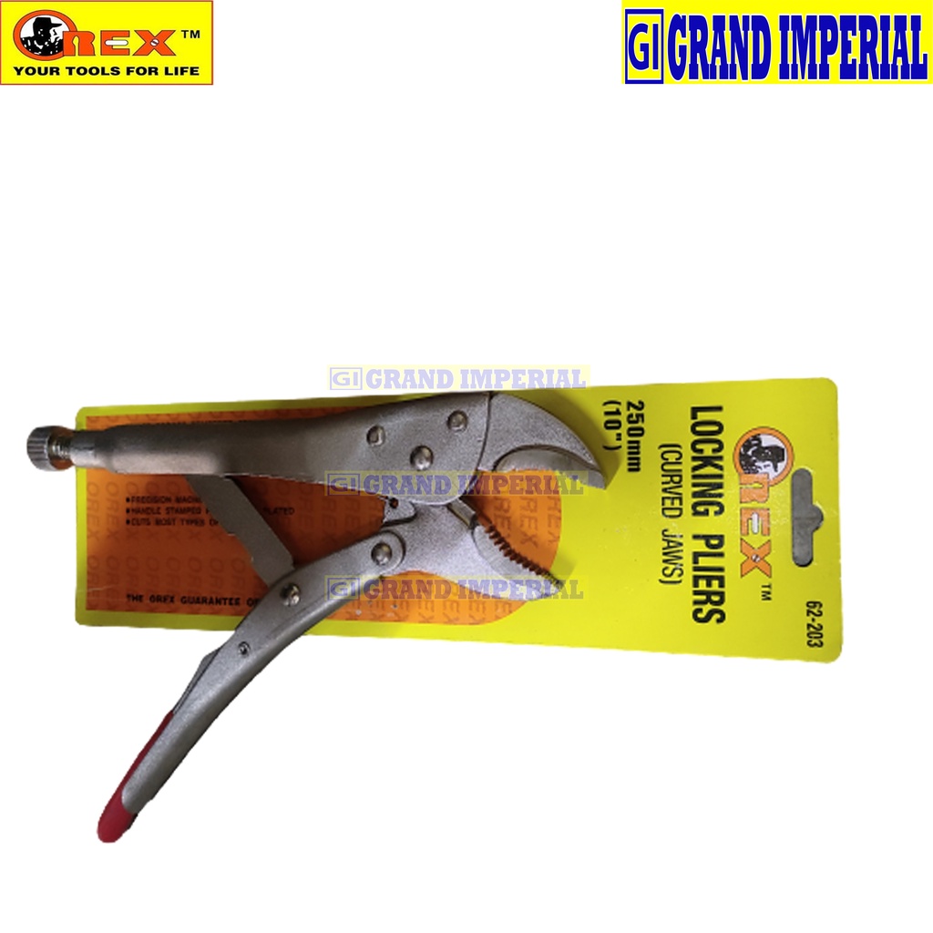Orex Locking Pliers 10” 62-203 Grand Imperial Industrial Tools Supplies ...