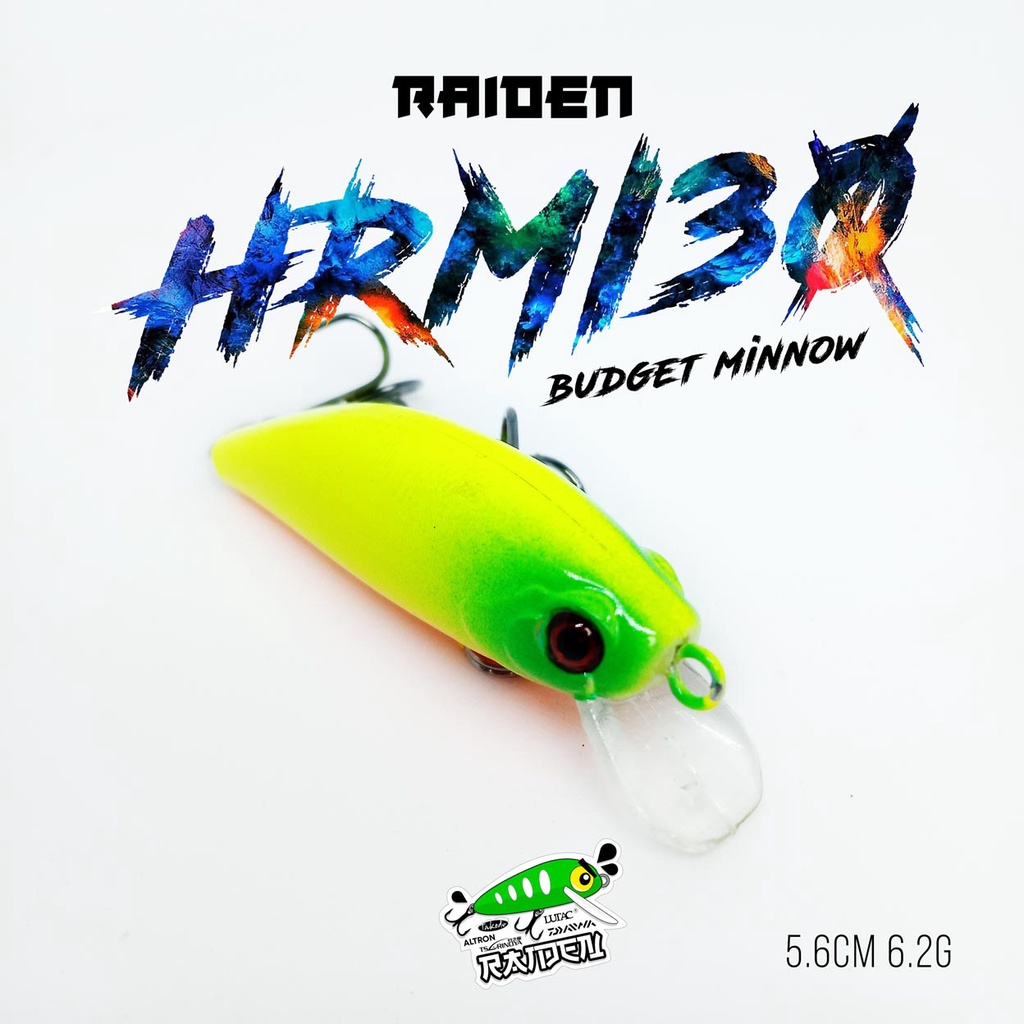 Raiden HRMI30 5.6cm 6.2g Budget Sinking Minnow | Shopee Philippines